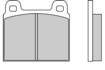 Комплект тормозных колодок (E.T.F.: 12-0011)