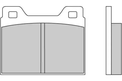 Комплект тормозных колодок (E.T.F.: 12-0062)