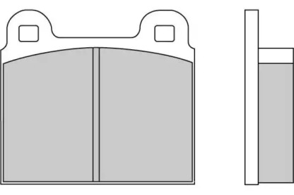 Комплект тормозных колодок (E.T.F.: 12-0082)