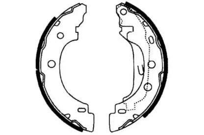 Комлект тормозных накладок (E.T.F.: 09-0577)