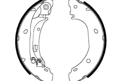 Комлект тормозных накладок (E.T.F.: 09-0626)