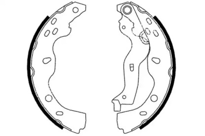 Комлект тормозных накладок (E.T.F.: 09-0652)
