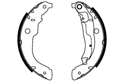 Комлект тормозных накладок (E.T.F.: 09-0661)