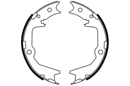 Комлект тормозных накладок (E.T.F.: 09-0666)
