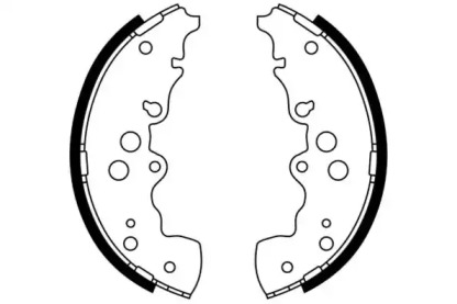 Комлект тормозных накладок (E.T.F.: 09-0671)