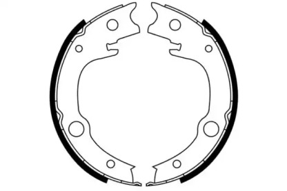Комлект тормозных накладок (E.T.F.: 09-0673)