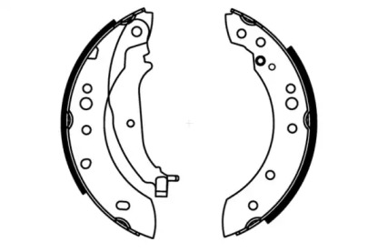 Комлект тормозных накладок (E.T.F.: 09-0702)