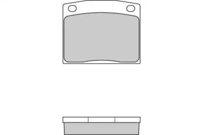 Комплект тормозных колодок (E.T.F.: 12-0095)