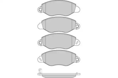 Комплект тормозных колодок (E.T.F.: 12-1010)