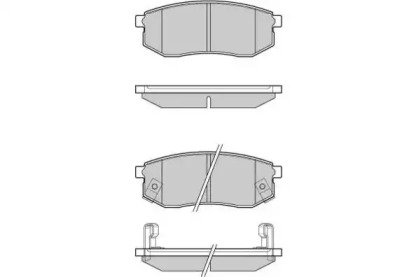 Комплект тормозных колодок (E.T.F.: 12-1029)