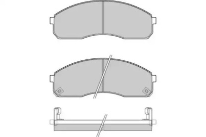 Комплект тормозных колодок (E.T.F.: 12-1039)