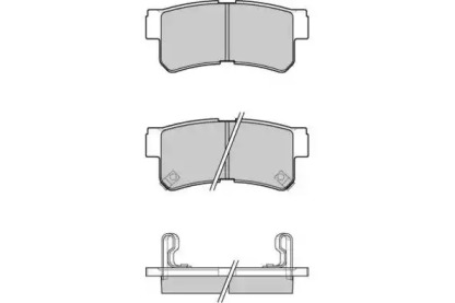 Комплект тормозных колодок (E.T.F.: 12-1043)