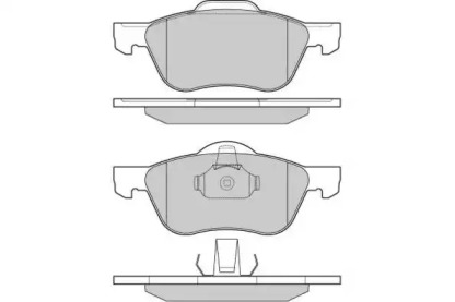 Комплект тормозных колодок (E.T.F.: 12-1048)