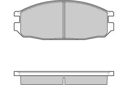 Комплект тормозных колодок (E.T.F.: 12-1069)