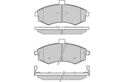Комплект тормозных колодок (E.T.F.: 12-1079)