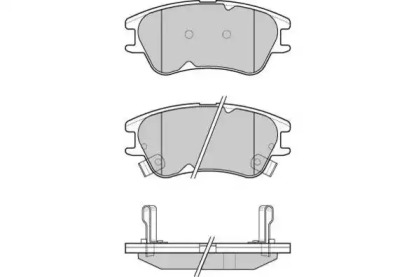 Комплект тормозных колодок (E.T.F.: 12-1138)