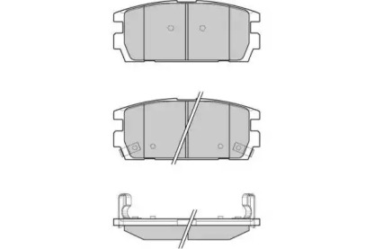 Комплект тормозных колодок (E.T.F.: 12-1143)
