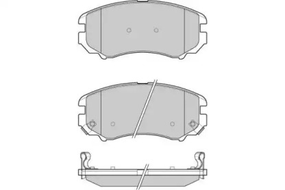 Комплект тормозных колодок (E.T.F.: 12-1146)