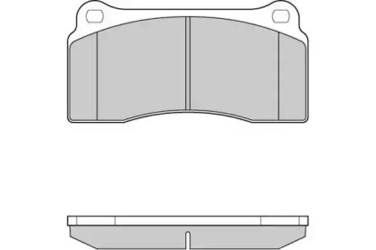 Комплект тормозных колодок (E.T.F.: 12-1153)