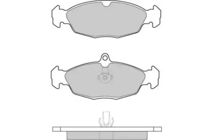 Комплект тормозных колодок (E.T.F.: 12-1156)