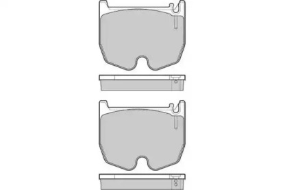 Комплект тормозных колодок (E.T.F.: 12-1163)