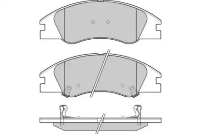 Комплект тормозных колодок (E.T.F.: 12-1200)