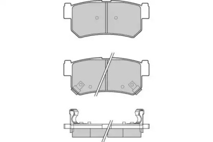 Комплект тормозных колодок (E.T.F.: 12-1203)