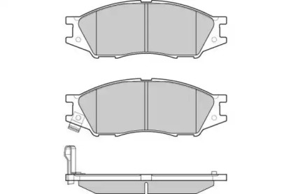 Комплект тормозных колодок (E.T.F.: 12-1208)
