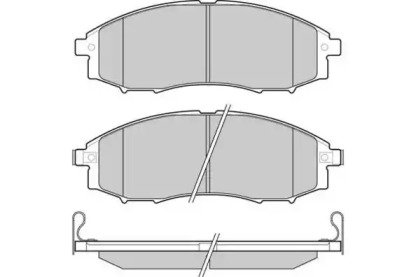 Комплект тормозных колодок (E.T.F.: 12-1230)