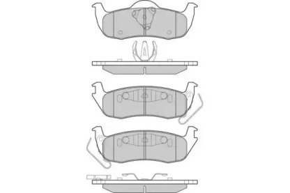 Комплект тормозных колодок (E.T.F.: 12-1239)