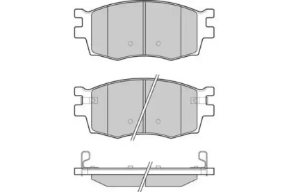 Комплект тормозных колодок (E.T.F.: 12-1240)