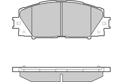 Комплект тормозных колодок (E.T.F.: 12-1249)