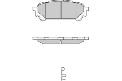 Комплект тормозных колодок (E.T.F.: 12-1270)