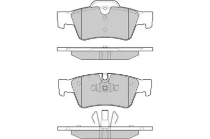 Комплект тормозных колодок (E.T.F.: 12-1280)