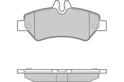 Комплект тормозных колодок (E.T.F.: 12-1293)