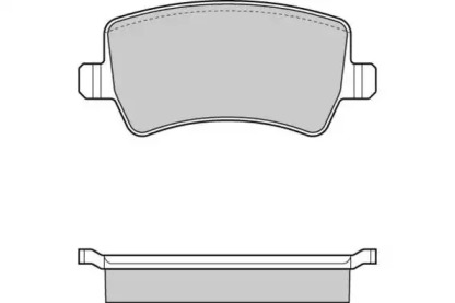 Комплект тормозных колодок (E.T.F.: 12-1298)