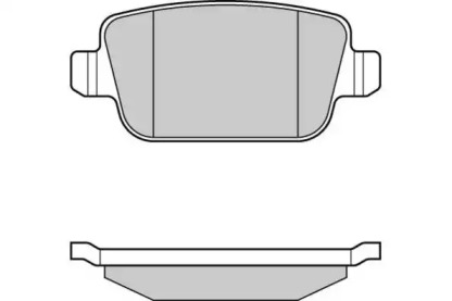 Комплект тормозных колодок (E.T.F.: 12-1300)