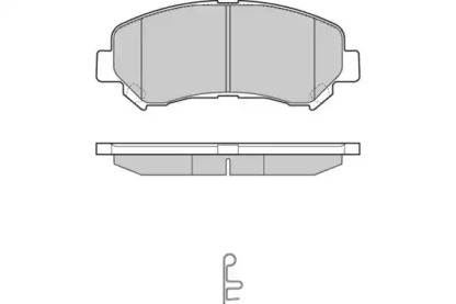 Комплект тормозных колодок (E.T.F.: 12-1321)