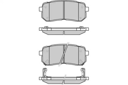 Комплект тормозных колодок (E.T.F.: 12-1337)