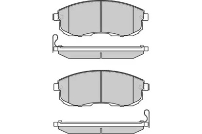 Комплект тормозных колодок (E.T.F.: 12-1342)