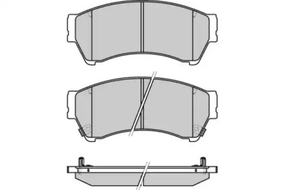 Комплект тормозных колодок (E.T.F.: 12-1343)
