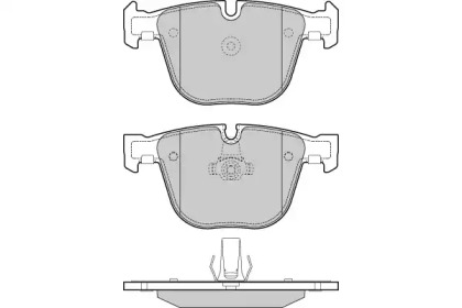 Комплект тормозных колодок (E.T.F.: 12-1410)