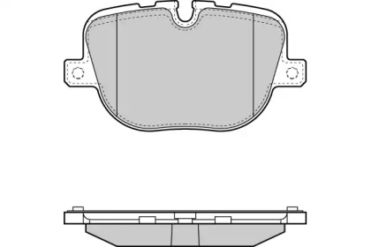 Комплект тормозных колодок (E.T.F.: 12-1416)