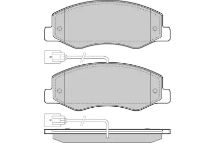 Комплект тормозных колодок (E.T.F.: 12-1440)