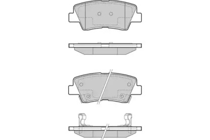 Комплект тормозных колодок (E.T.F.: 12-1456)