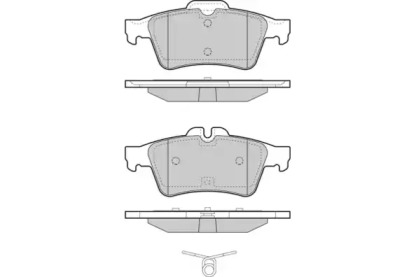 Комплект тормозных колодок (E.T.F.: 12-1465)