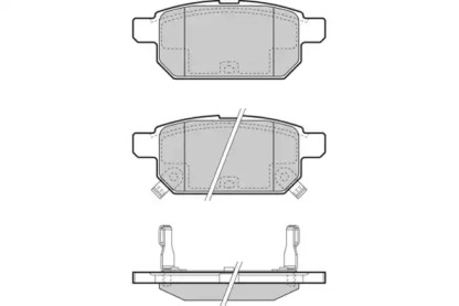 Комплект тормозных колодок (E.T.F.: 12-1467)