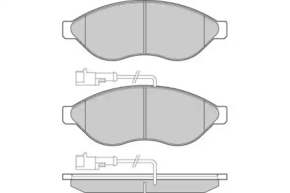 Комплект тормозных колодок (E.T.F.: 12-1591)