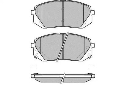 Комплект тормозных колодок (E.T.F.: 12-1608)