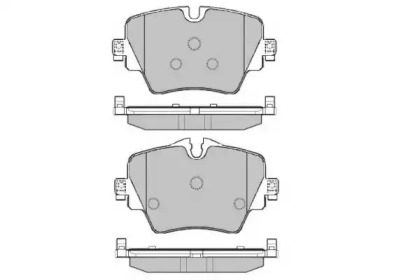 Комплект тормозных колодок (E.T.F.: 12-1620)